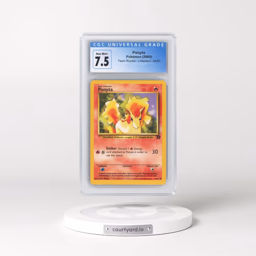 1999 Team Rocket #64/82 Ponyta (CGC 7.5 NM+)