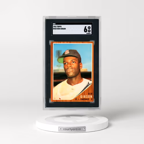 1962 Topps #530 Bob Gibson (SGC 6 EX-MT)