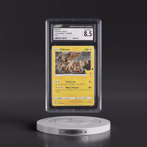 2021 Celebrations #010/025 Zekrom - Holo (CGC 8.5 NM-MT+)
