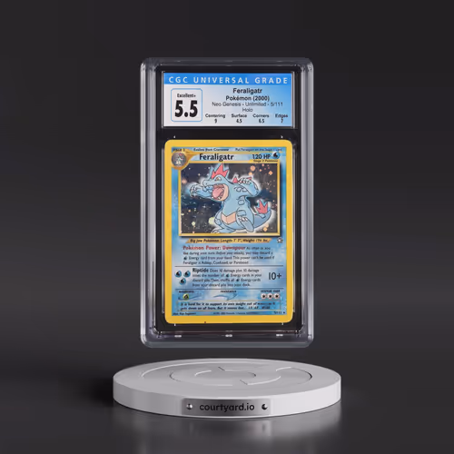 2000 Neo Genesis #5/111 Feraligatr - Holo (CGC 5.5 EX+)