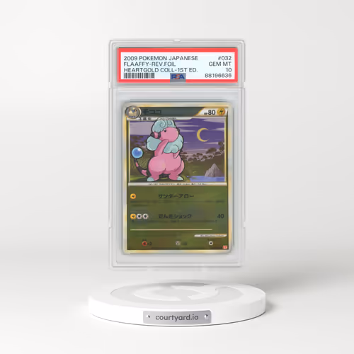 2009 Pokémon Heartgold Collection #032 Flaaffy - 1st Edition Reverse Foil (PSA 10 GEM MINT)