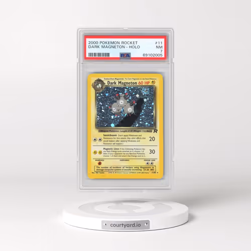 2000 Pokémon Rocket #11 Dark Magneton - Holo (PSA 7 NM)