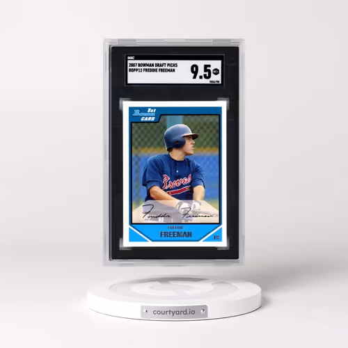 2007 Bowman Draft Picks & Prospects #BDPP12 Freddie Freeman (SGC 9.5 MINT+)