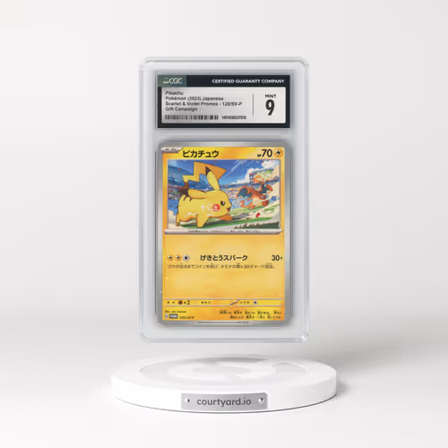2009 Supreme Victors #120/147 Pikachu - Gym Event Campaign (CGC 9 MINT)