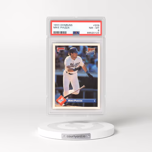 1993 Donruss #209 Mike Piazza (PSA 8 NM-MT)