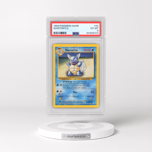 1999 Pokémon Game #42 Wartortle (PSA 6 EX-MT)