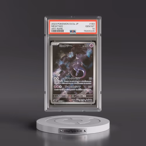 2023 Pokémon Sv2a-Pokemon 151 #183 Mewtwo - Art Rare (PSA 10 GEM MINT)