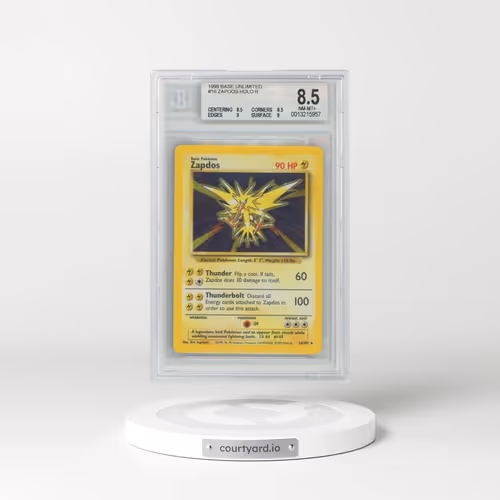 1999 Base Set #16 Zapdos - Holo (BGS 8.5 NM-MT+)