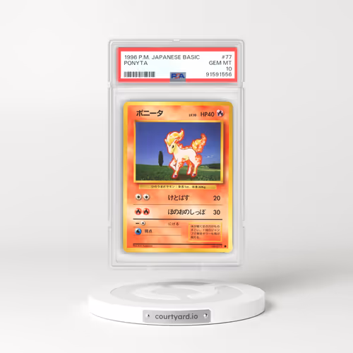 1996 Japanese Base Set #77 Ponyta (PSA 10 GEM MINT)