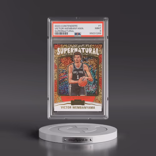 2023 Panini Contenders Supernatural #1 Victor Wembanyama (PSA 9 MINT)