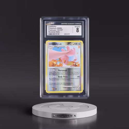 2009 Platinum #33/127 Lickilicky - Reverse Holo (CGC 8 NM-MT)