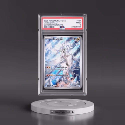 2025 Pokémon Jtg EN-Journey Together #167 N's Reshiram - Illustration Rare (PSA 9 MINT)