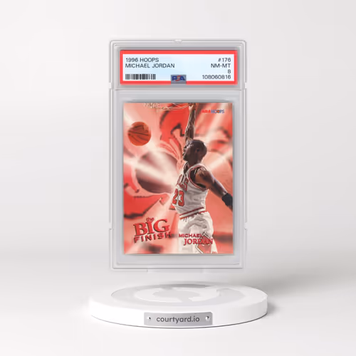 1996 Hoops #176 Michael Jordan (PSA 8 NM-MT)