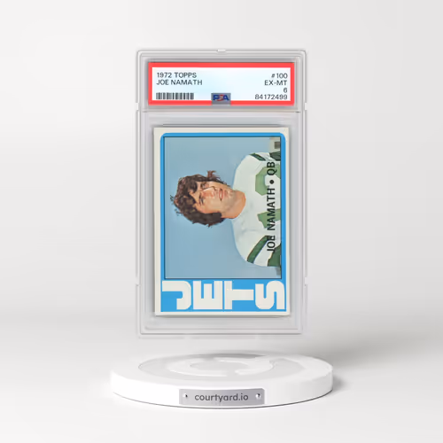 1972 Topps #100 Joe Namath (PSA 6 EX-MT)