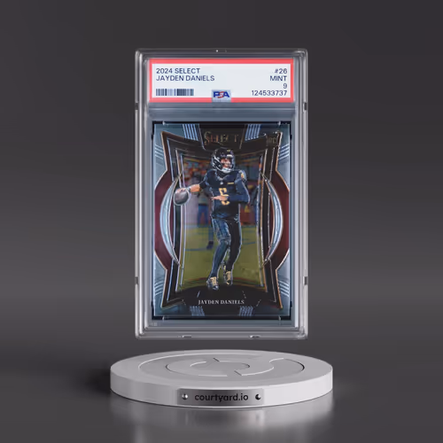 2024 Panini Select #26 Jayden Daniels (PSA 9 MINT)