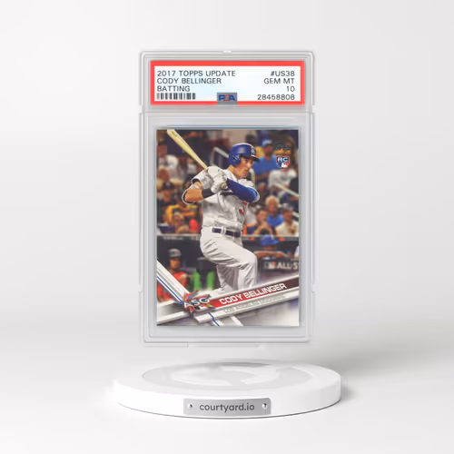 2017 Topps Update #US38 Cody Bellinger - Batting (PSA 10 GEM MINT)