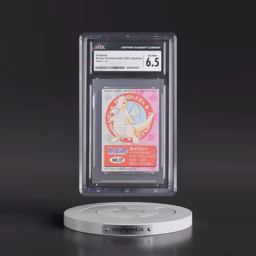 1997 Pokémon Kids Part 5 (1997)(Toys 89-104 on Back) #17 Dragonite (CGC 6.5 EX-NM+)