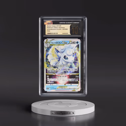 2022 Incandescent Arcana #023/068 Alolan Vulpix VSTAR - Holo (CGC 10 PRISTINE)
