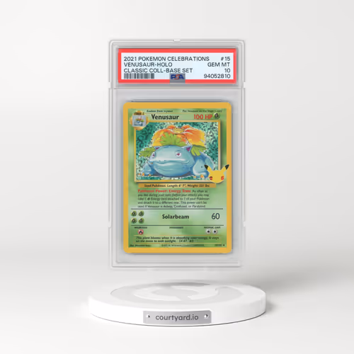 2021 Pokémon Celebrations Classic Collection #15 Venusaur - Holo (PSA 10 GEM MINT)
