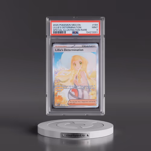 2025 Pokémon Meg EN-Mega Evolution #184 Lillie's Determination - Special Illustration Rare (PSA 9 MI