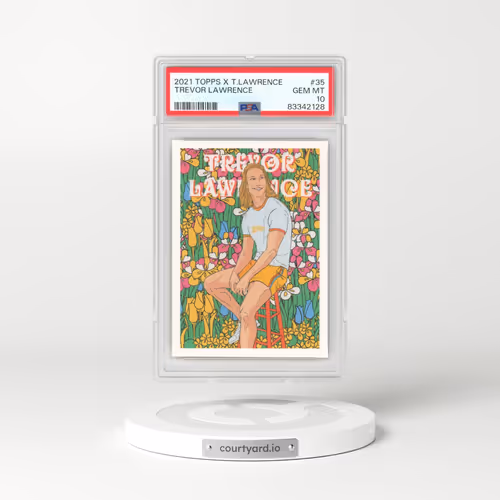 2021 Topps X Trevor Lawrence #35 Trevor Lawrence (PSA 10 GEM MINT)