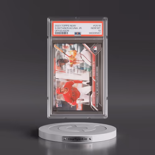 2023 Topps Now Offseason #OS18 Ronald Acuna Jr./Shohei Ohtani (PSA 10 GEM MINT)