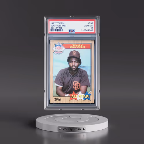 1987 Topps #599 Tony Gwynn - All-Star (PSA 10 GEM MINT)