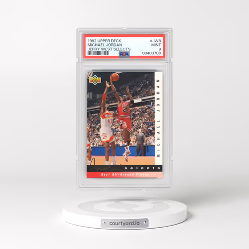 1992 Upper Deck Jerry West Selects #JW8 Michael Jordan (PSA 9 MINT)