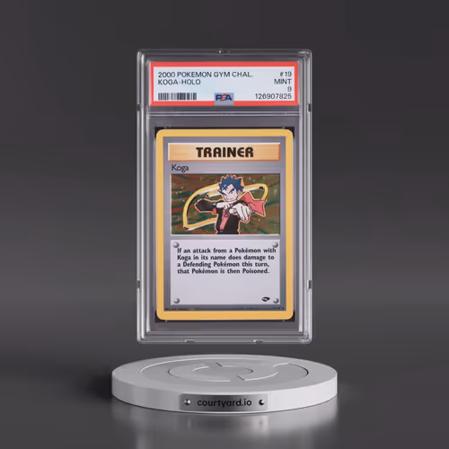 2000 Pokémon Gym Challenge #19 Koga - Holo (PSA 9 MINT)