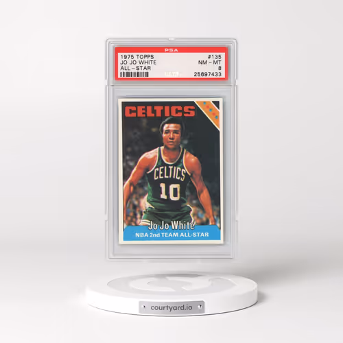 1975 Topps #135 Jo Jo White - All-Star (PSA 8 NM-MT)