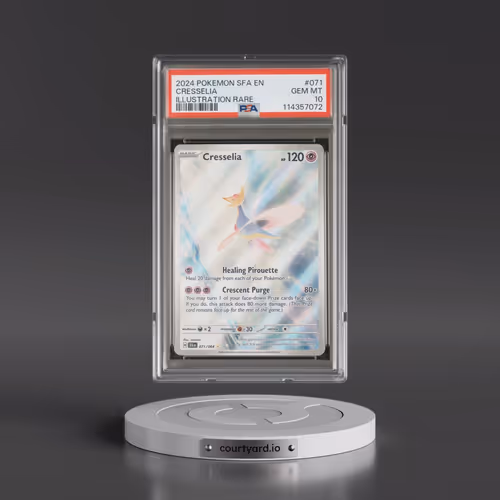 2024 Pokémon Sfa EN-Shrouded Fable #071 Cresselia - Illustration Rare (PSA 10 GEM MINT)