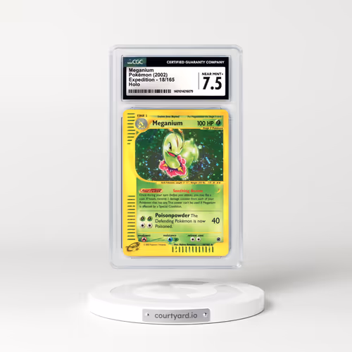 2002 Expedition #18 Meganium - Holo e-Card Symbol (CGC 7.5 NM+)