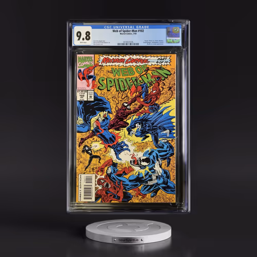 Web of Spider-Man #102 CGC 9.8 White Pages (Marvel Comics, 7/93) - Universal