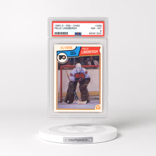 1983 O-Pee-Chee #268 Pelle Lindbergh (PSA 8 NM-MT)