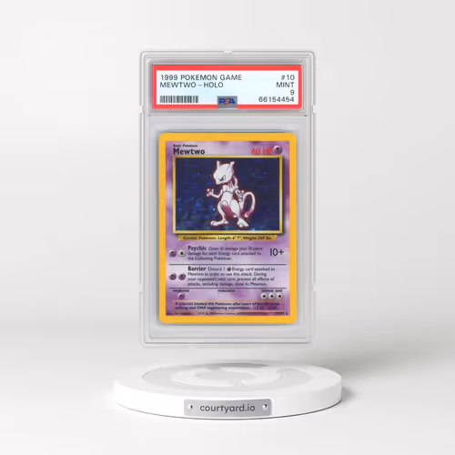 1999 Pokémon Game #10 Mewtwo - Holo (PSA 9 MINT)
