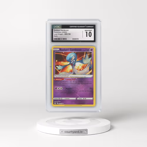 2022 Lost Origin #069/196 Radiant Gardevoir - Holo (CGC 10 GEM MINT)