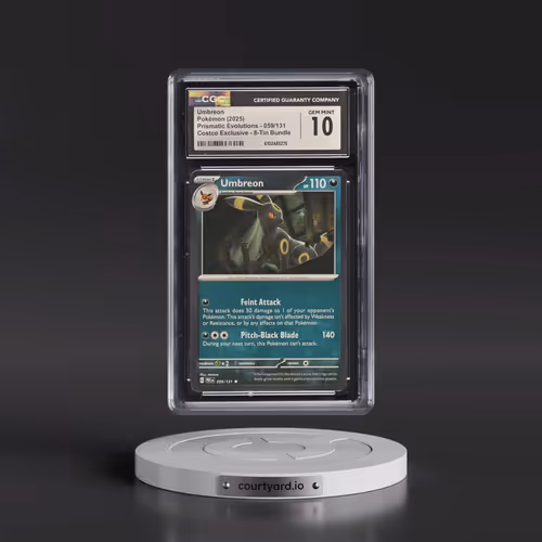 2024 Prismatic Evolutions - PRE EN #059/131 Umbreon - (Cosmos Holo) Costco Exclusive 8-Tin Bundle (C
