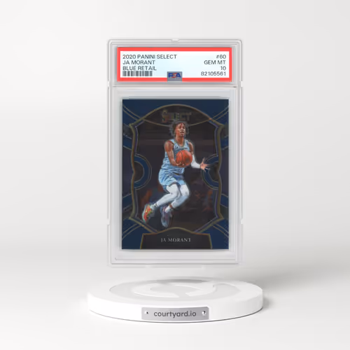 2020 Panini Select #60 Ja Morant - Blue Retail (PSA 10 GEM MINT)