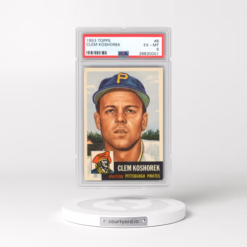1953 Topps #8 Clem Koshorek (PSA 6 EX-MT)