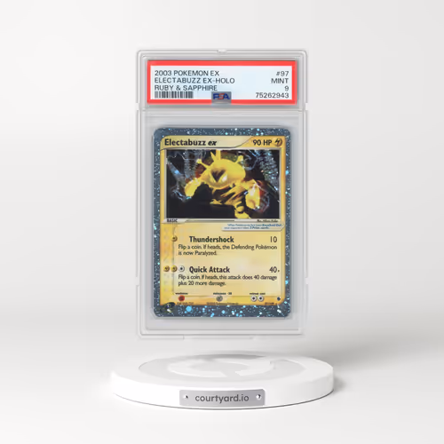 2003 Pokémon EX Ruby & Sapphire #97 Electabuzz EX - Holo Holo (PSA 9 MINT)