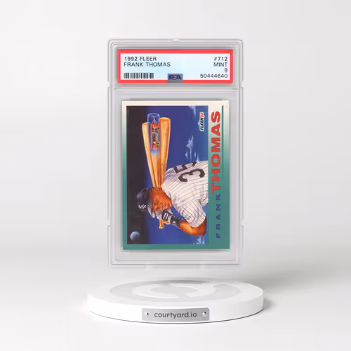 1992 Fleer #712 Frank Thomas (PSA 9 MINT)