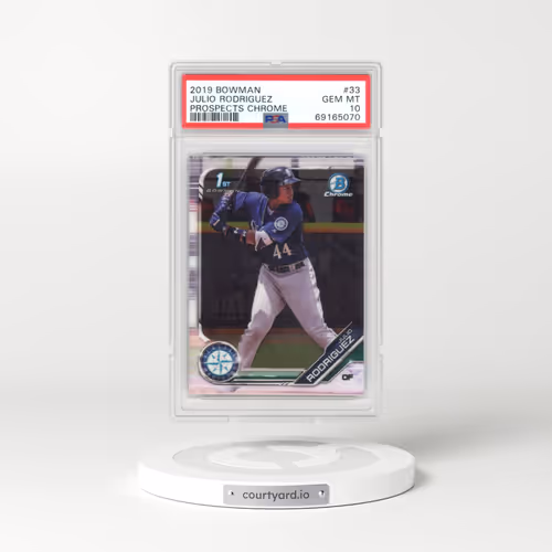 2019 Bowman Prospects Chrome #33 Julio Rodriguez (PSA 10 GEM MINT)