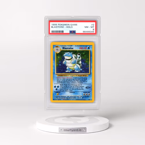 1999 Pokémon Game #2 Blastoise - Holo (PSA 8 NM-MT)
