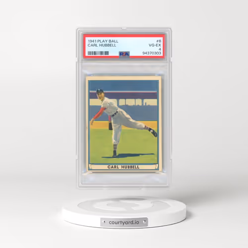 1941 Play Ball #6 Carl Hubbell (PSA 4 VG-EX)