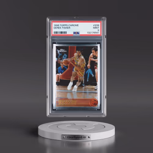 1996 Topps Chrome #206 Derek Fisher (PSA 9 MINT)