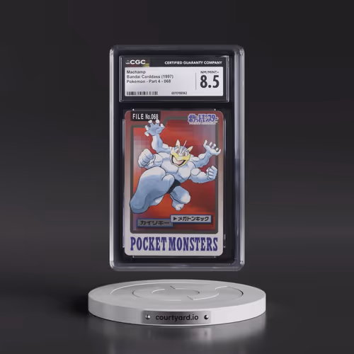 1997 (Pocket Monsters on Bottom) Part 4 #068 Machamp (CGC 8.5 NM-MT+)