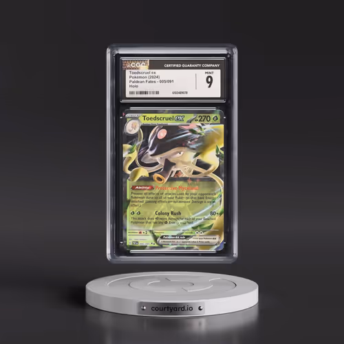 2024 Paldean Fates - PAF EN #005/091 Toedscruel ex - Holo (CGC 9 MINT)