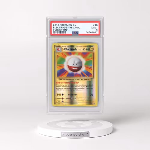 2016 Pokémon XY Evolutions #40 Electrode - Reverse Foil (PSA 9 MINT)