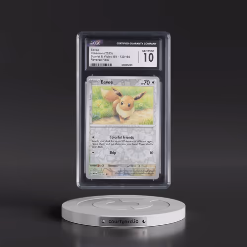 2023 Scarlet & Violet 151 - MEW EN #133/165 Eevee - Reverse Holo (CGC 10 GEM MINT)