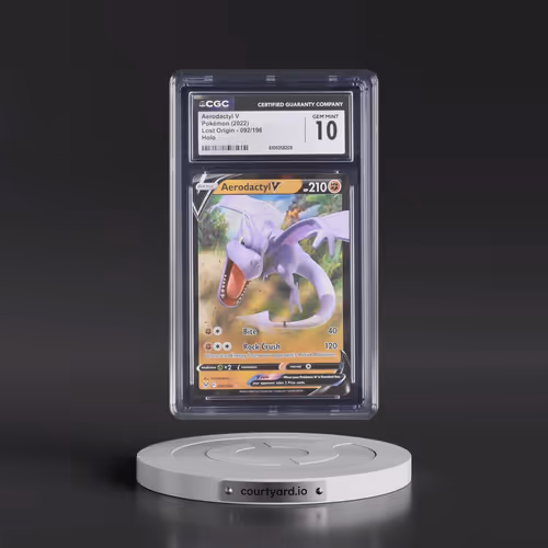 2022 Lost Origin #092/196 Aerodactyl V - Holo (CGC 10 GEM MINT)